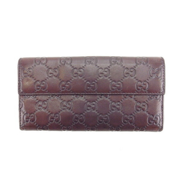 Gucci ssima Black Wallet long Heart - Picture 1 of 6
